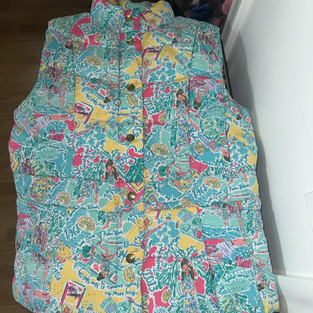 Lilly Pulitzer Multicolor Patterned Vest
